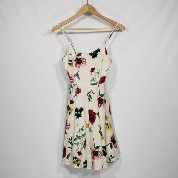 Old Navy  Floral Babydoll Mini Dress  Size S  Summer Beach Romantic Cottagecore - Picture 3 of 6